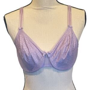 Chantelle C Magnifique Lavender Lace Bra Minimizing Effect 34D NWT